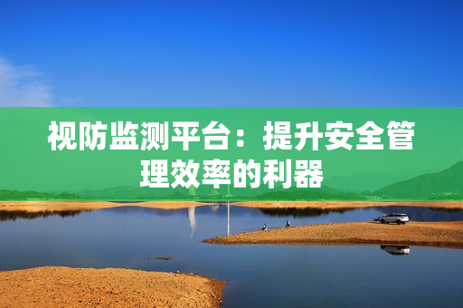 视防监测平台：提升安全管理效率的利器