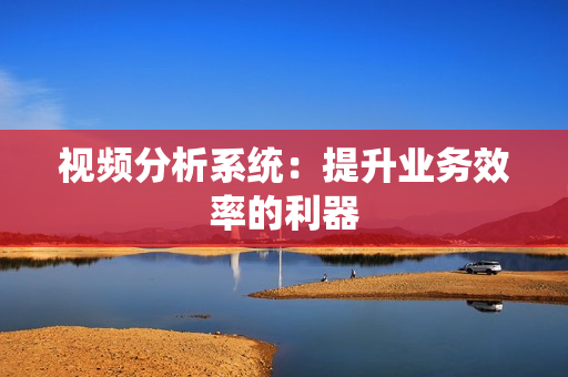 视频分析系统：提升业务效率的利器