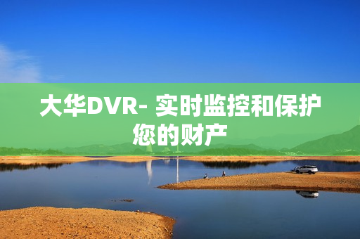 大华DVR- 实时监控和保护您的财产