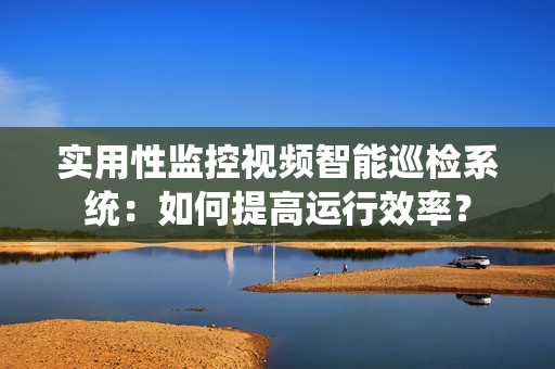 实用性监控视频智能巡检系统：如何提高运行效率？