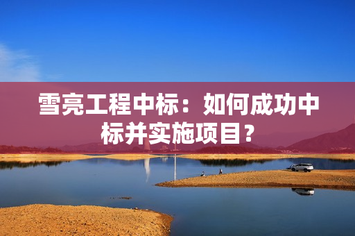 雪亮工程中标：如何成功中标并实施项目？