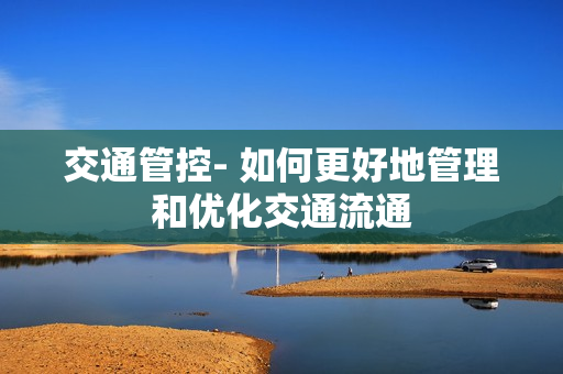交通管控- 如何更好地管理和优化交通流通