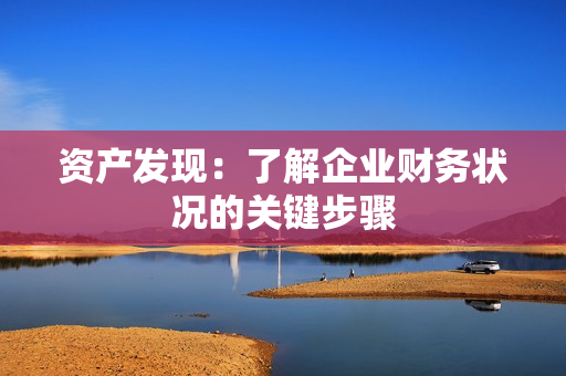 资产发现：了解企业财务状况的关键步骤