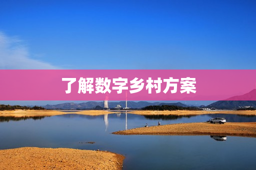 了解数字乡村方案